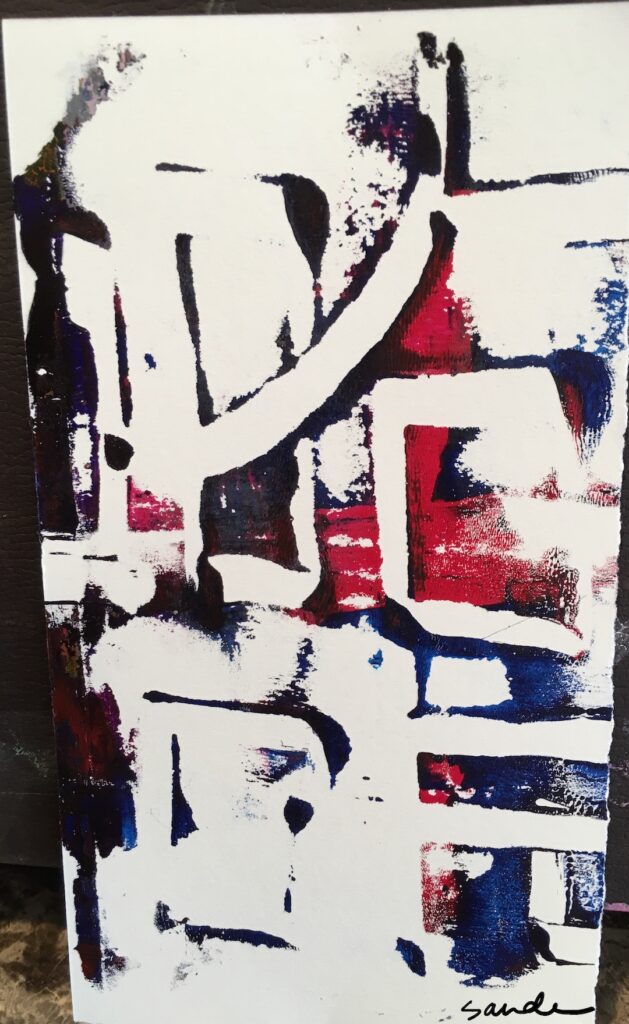 How to use Gelli Plates with Acrylic & Pan Pastels Sande Smith