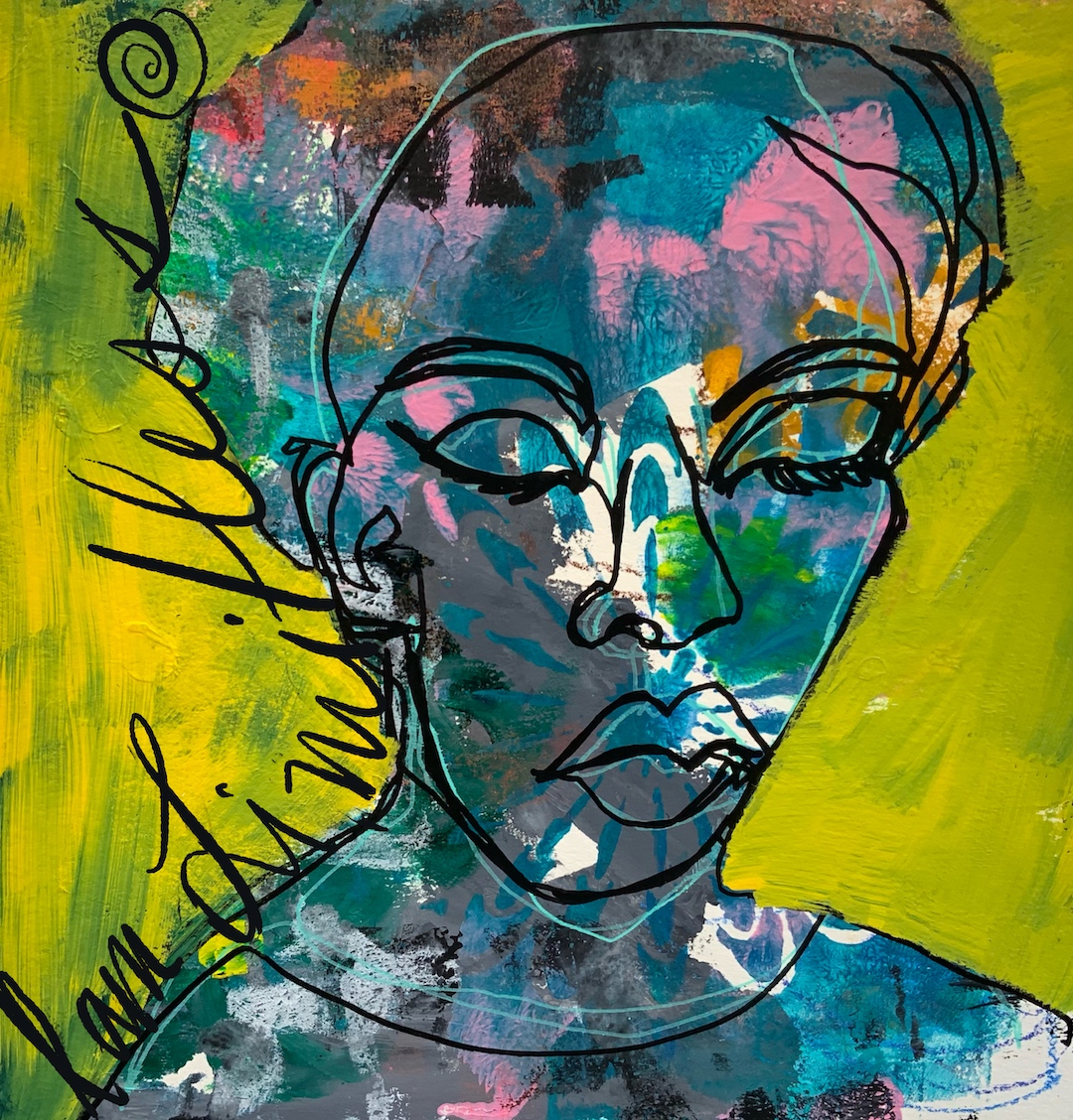 I am Limitless drawing and text by Sande Smith