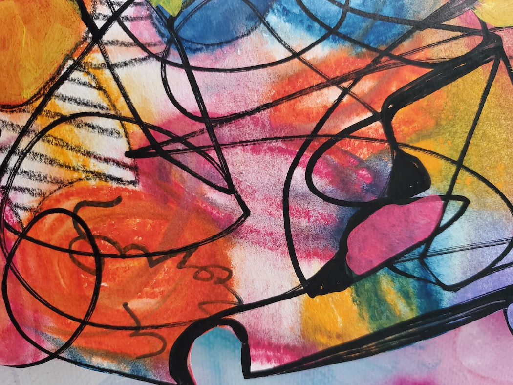 mixed media art work by Sande Smith mixed media art work by Sande Smith